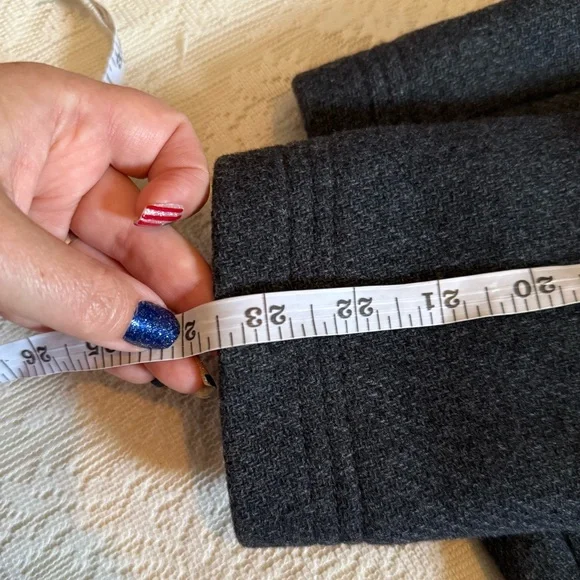 J. Crew Stadium cloth by Nello Gori double breasted wool vented peacoat - Picture 8 of 14